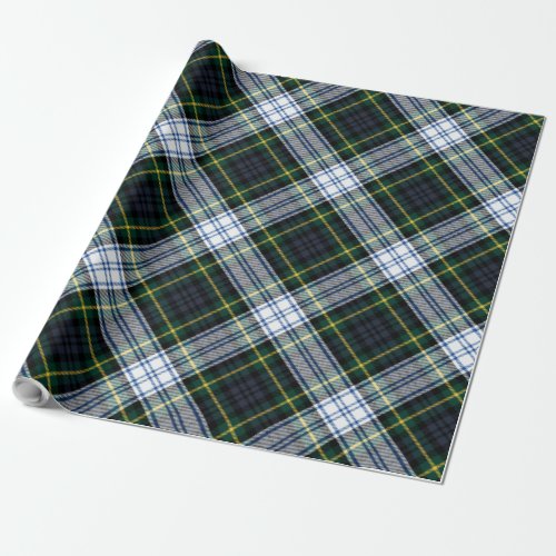 Plaid Clan Gordon Rustic Holiday Tartan Wrapping Paper