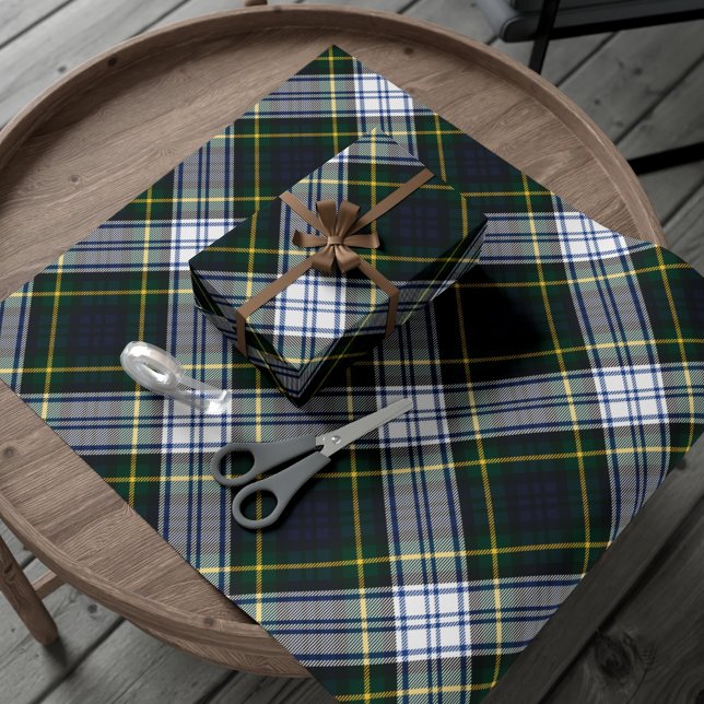 Plaid Clan Gordon Rustic Holiday Tartan Wrapping Paper (Plaid Clan Gordon Rustic Holiday Tartan Wrapping Paper)