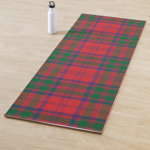 Plaid Clan Grant Red Blue Green Check Tartan Yoga Mat