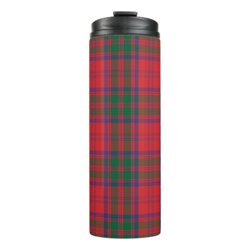 Plaid Clan Grant Tartan Blue Green Red Check Thermal Tumbler