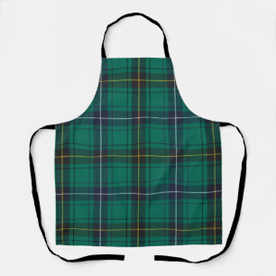 Plaid Clan Henderson Green Check Tartan Apron