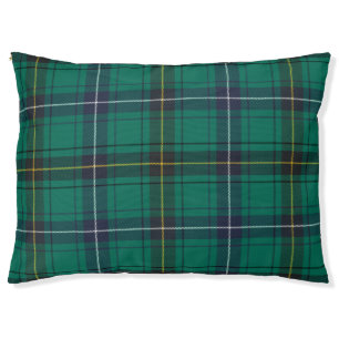 Plaid Clan Henderson Green Check Tartan Pet Bed