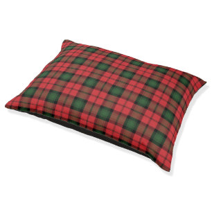 Plaid Clan Kerr Red Check Tartan Pet Bed