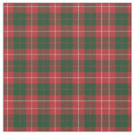 Plaid Clan Mackinnon Tartan Green Red Check Fabric