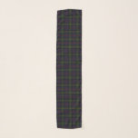 Plaid Clan Malcolm Green Purple Tartan Scarf<br><div class="desc">Add a classic and traditional touch to your outfit with this plaid Clan Malcolm tartan purple green check scarf. Makes a great gift or as a treat to yourself. Match it with your latest wardrobe while maintaining a great family tradition Combine your new scarf with with our matching face covering...</div>