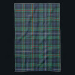 Plaid Clan Robertson Tartan Green Purple Check Kitchen Towel<br><div class="desc">Add a classic and traditional touch to your game with this plaid Clan Robertson tartan green black purple check Kitchen Towel. Makes a great fathers day gift or as a treat to yourself. Combine your new kitchen towel with our matching bath towel or duvet cover to form the ultimate tartan...</div>