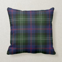 Plaid Clan Sutherland Purple Green Check Tartan