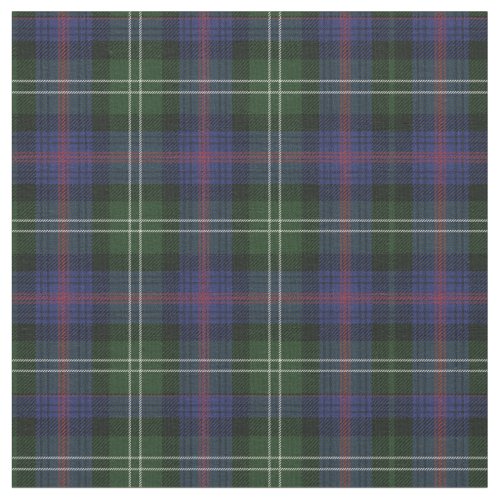 Plaid Clan Sutherland Tartan Green Purple Check Fabric