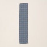 Plaid Clan Thompson Grey Blue Tartan Check Scarf<br><div class="desc">Add a classic and traditional touch to your outfit with this plaid Clan Thompson tartan grey blue check scarf. Makes a great gift or as a treat to yourself. Match it with your latest wardrobe while maintaining a great family tradition Combine your new scarf with with our matching face covering...</div>