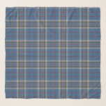 Plaid Clan Thompson Grey Blue Tartan Scarf<br><div class="desc">Add a classic and traditional touch to your outfit with this plaid Clan Thompson tartan grey blue check scarf. Makes a great gift or as a treat to yourself. Match it with your latest wardrobe while maintaining a great family tradition. Combine your new scarf with with our matching face covering...</div>