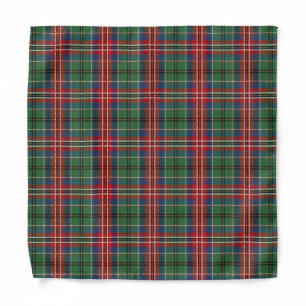 Plaid Classic Clan McCulloch Red Rustic Tartan Bandana