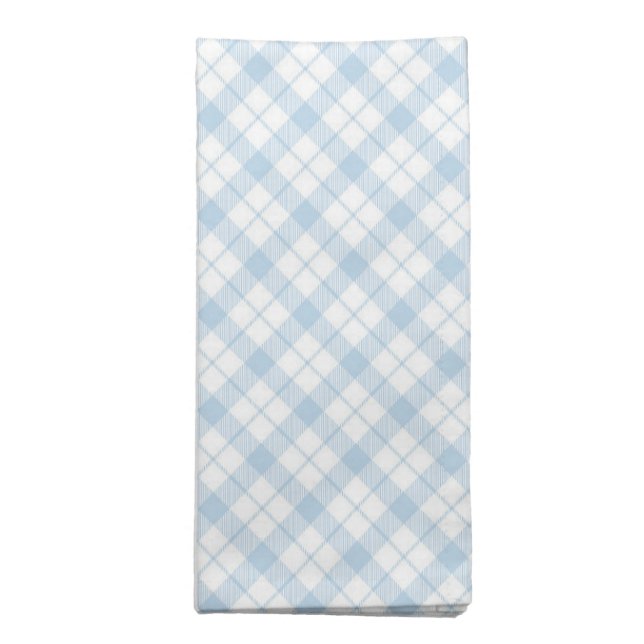 Plaid Cloth Napkin (Folded)