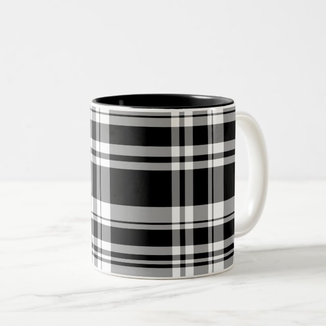 Plaid Coffee Mug (Front Right)