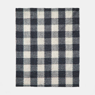 Plaid cotton fabric texture background. fleece blanket