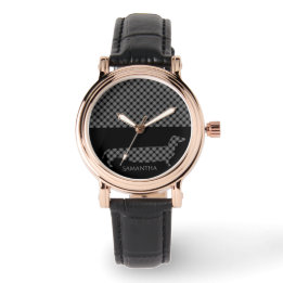 Plaid Dachshund on Black Watch