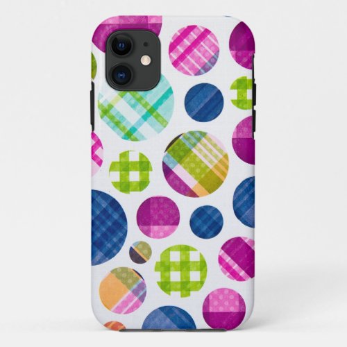 Plaid Dots iPhone 11 Case