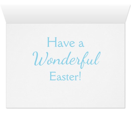 Plaid Easter Card (Inside Horizontal (Bottom))
