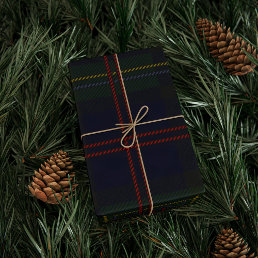 Plaid Elegant Rustic Classic Holiday Tartan Wrapping Paper