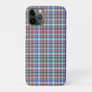Plaid Fabric Checkered Print Pattern-57688 iPhone 11 Pro Case
