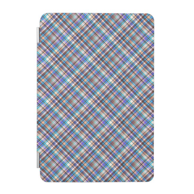 Plaid Fabric Checkered Print Pattern-57688 iPad Mini Cover (Front)