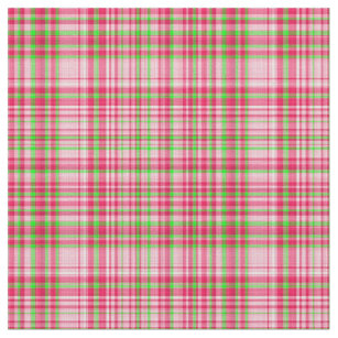 Pink & Grey Tropical Design with Exclusive Neon Green Tartan Style Fas –  This is iT Original