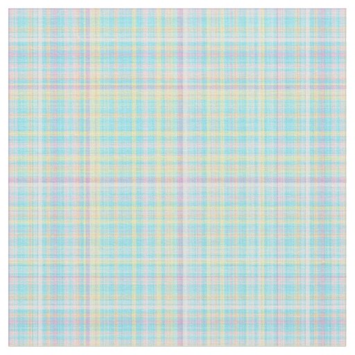 Plaid Fabric-Pastel Baby Blends 04 Fabric