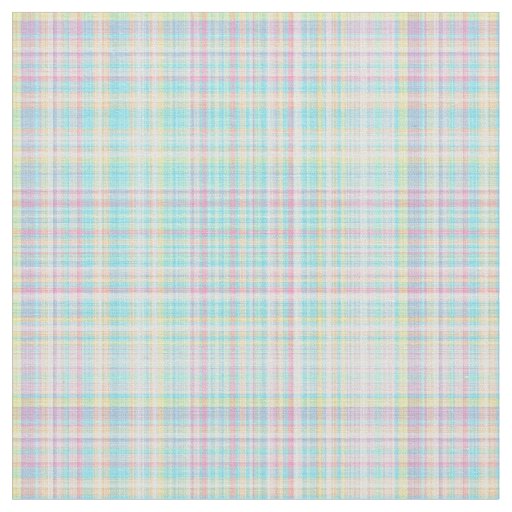 Plaid Fabric-Pastel Baby Blends 10 Fabric