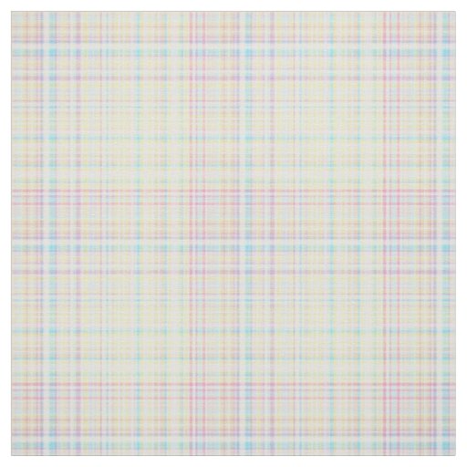 Plaid Fabric-Pastel Baby Blends 11 Fabric