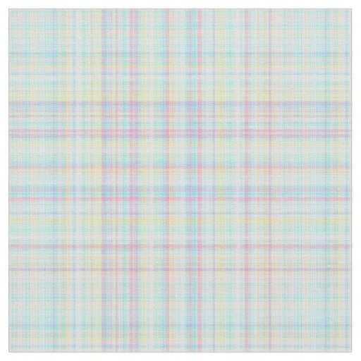 Plaid Fabric-Pastel Baby Blends 12 Fabric