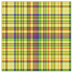 Plaid Fabric-Primary Colors 09 Fabric