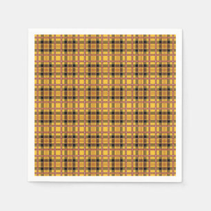 Plaid Fabric Texture Brown Stripes-52628 Napkins