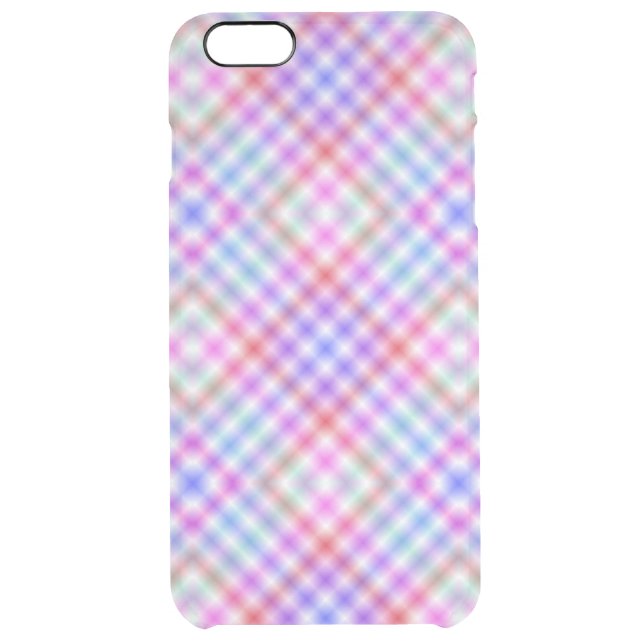 Plaid Fabric Texture Stripes Pattern-18848 Uncommon iPhone Case (Back)