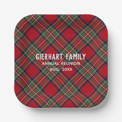 Plaid Family Reunion Red Green Stewart Tartan