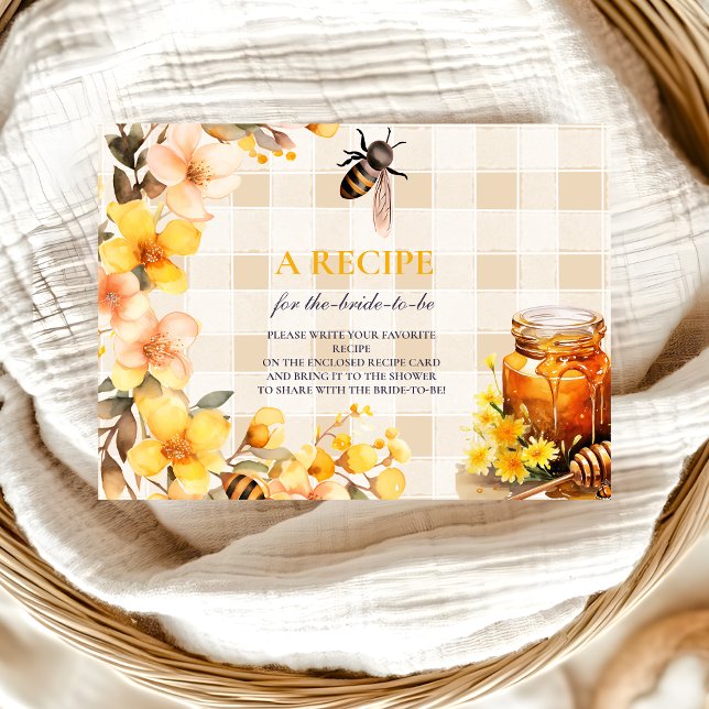  Plaid Floral She Found Her Honey Bridal Enclosure Card (Creator Uploaded)