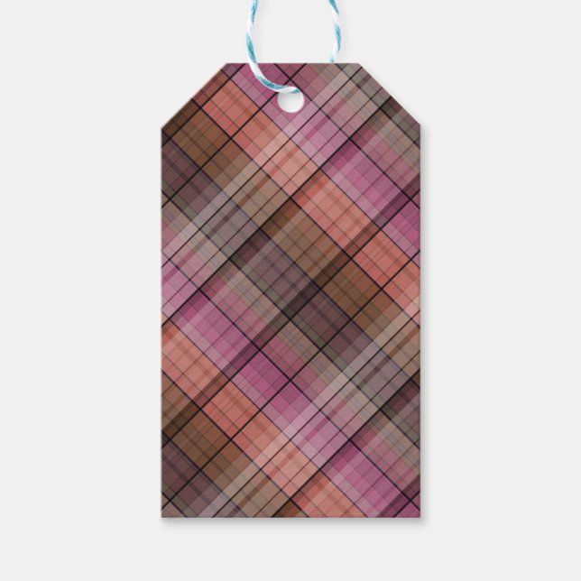 Plaid Gift Tags (Front)