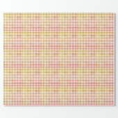 Plaid Gingham Country Farmhouse Vintage Simple Wrapping Paper (Flat)
