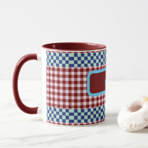 Plaid Gingham Personalized