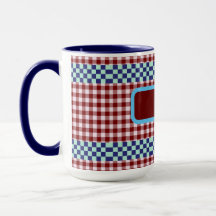 Plaid Gingham Personalized