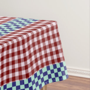 Plaid Gingham Personalized Tablecloth