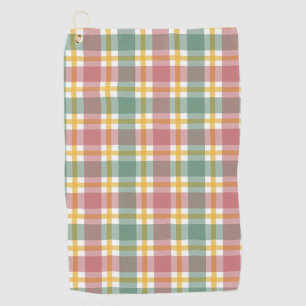 Plaid Golf Towel