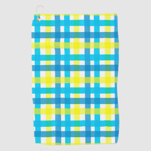 Plaid Golf Towel