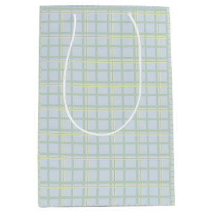 Plaid Green Check Gift Bag Boutique Gift