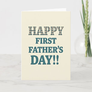 Plaid Happy Fathers Day Card
