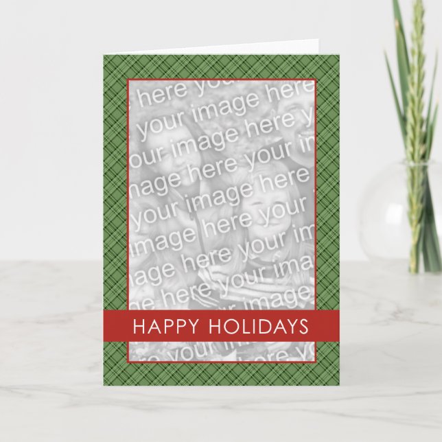 Plaid Holdiay Template (Front)