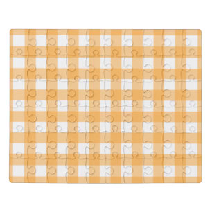 Plaid Holiday Fall Autumn Thanksgiving Harvest Lea Jigsaw Puzzle