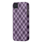 Plaid iPhone Case in a Gorgeos Purple Colour (Back Left)
