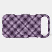 Plaid iPhone Case in a Gorgeos Purple Colour (Back (Horizontal))