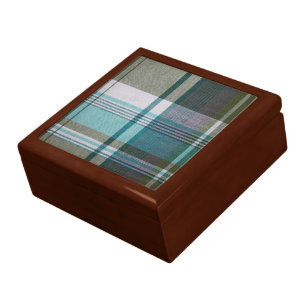 Plaid Keepsake Box