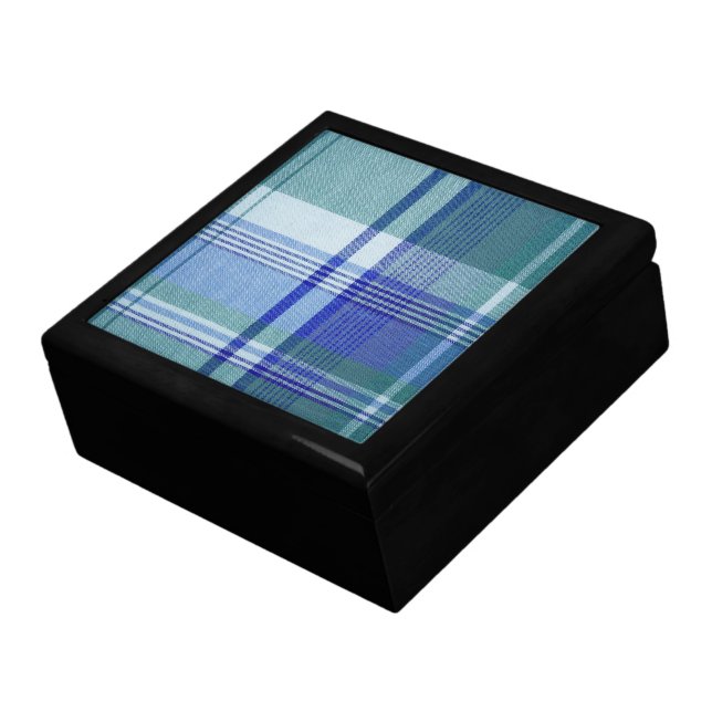 Plaid Keepsake Box (Side)