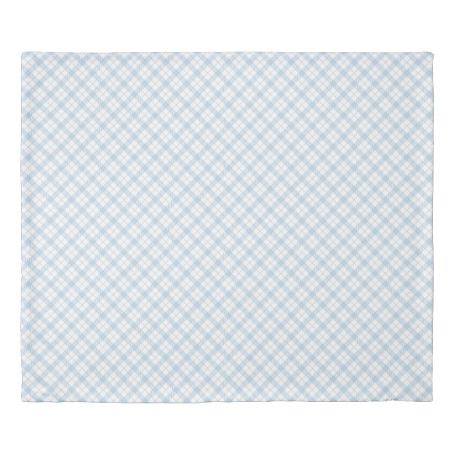 Plaid King Duvet Cover (Front)